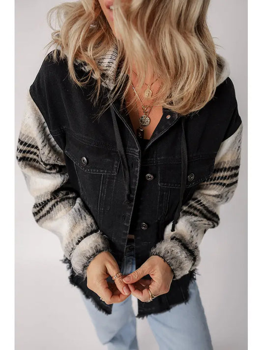 Black and Plaid Jacket