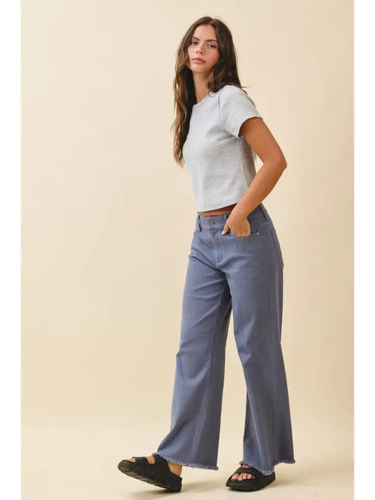 Jeannie's Denim Pant - Slate Blue