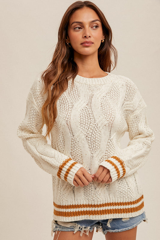 Heathered Oatmeal Sweater