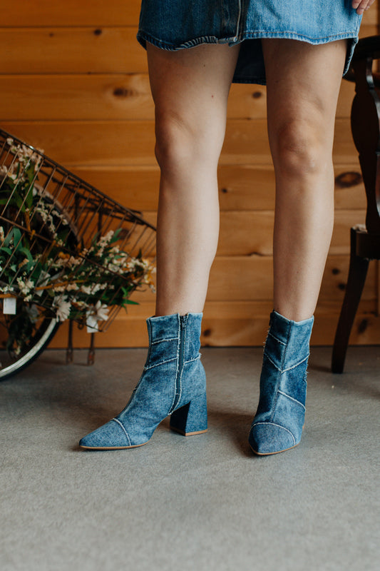 Denim Jean Boots