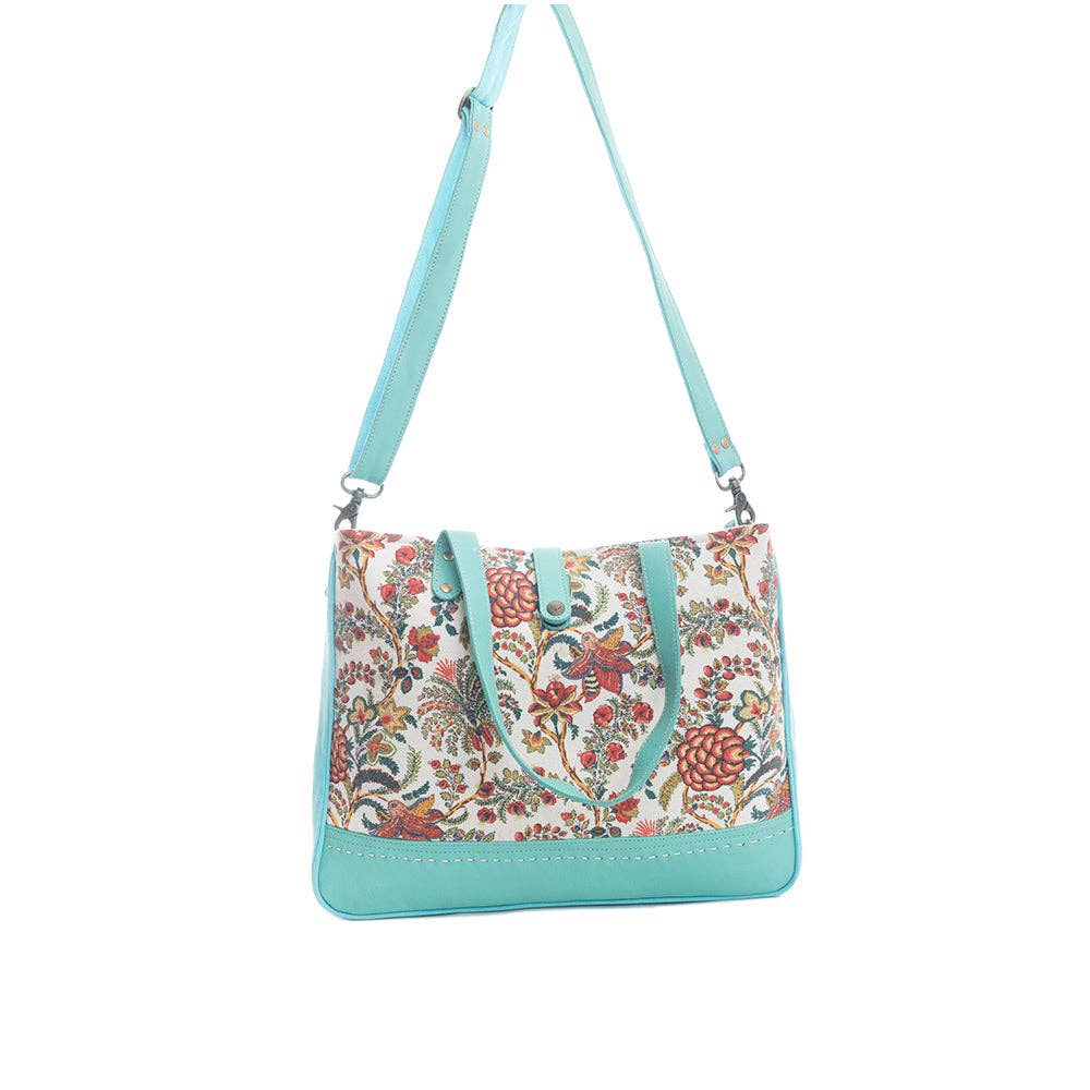 Mariposa Small Weekender Bag: Bright Turquoise