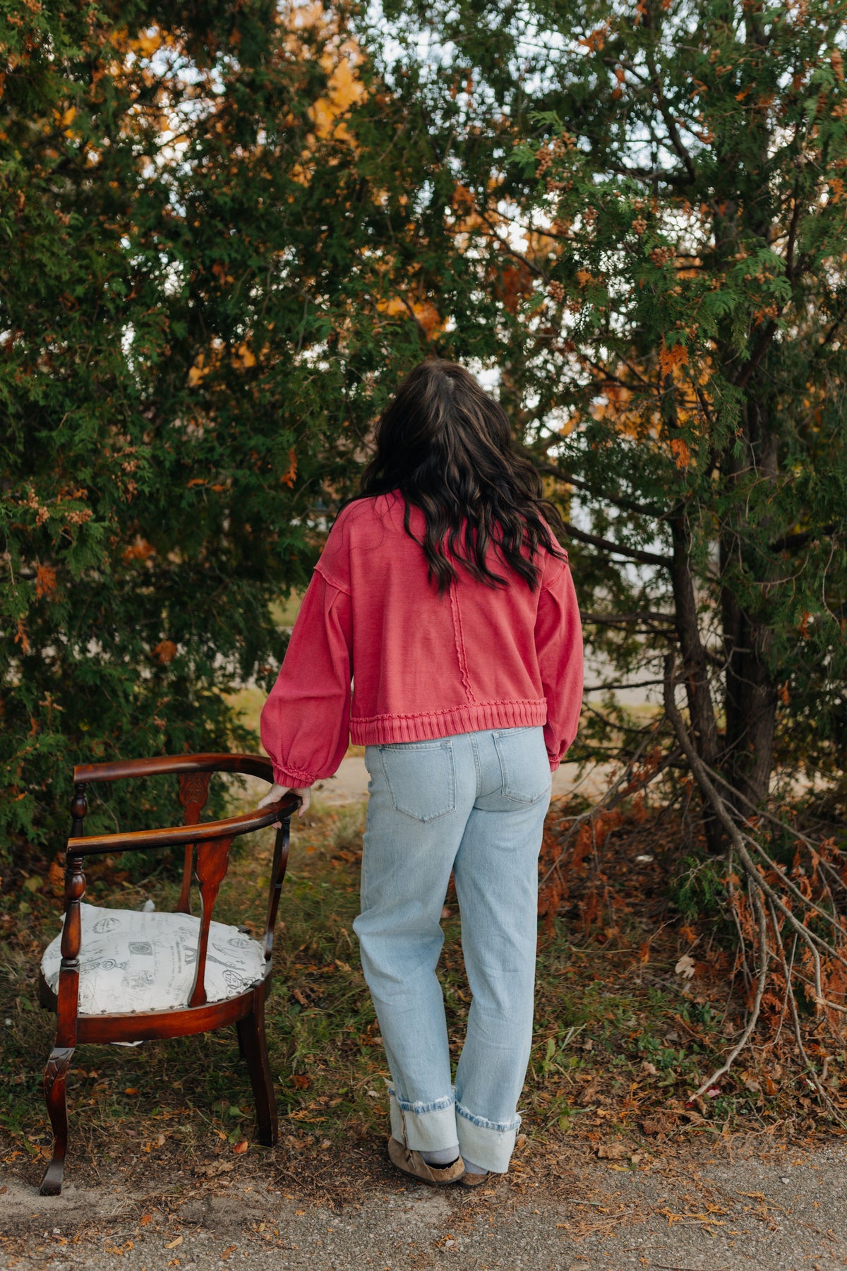 Vintage Berry Cardigan