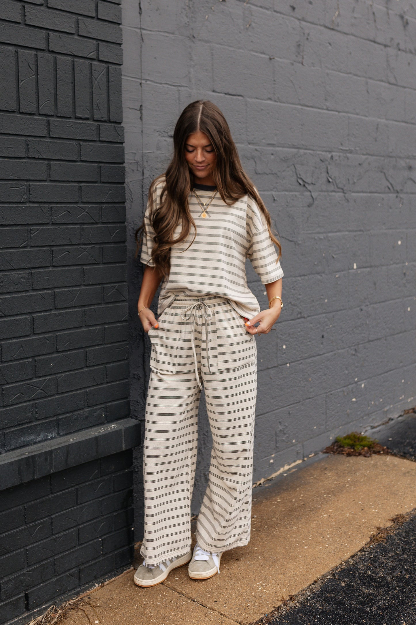 Oatmeal Latte Stripe Set