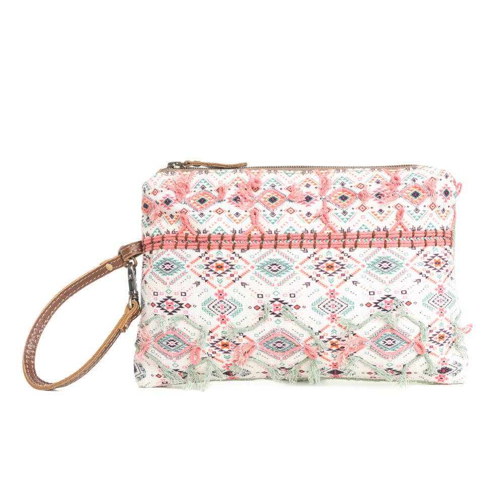 Spring Design Clutch Pouch