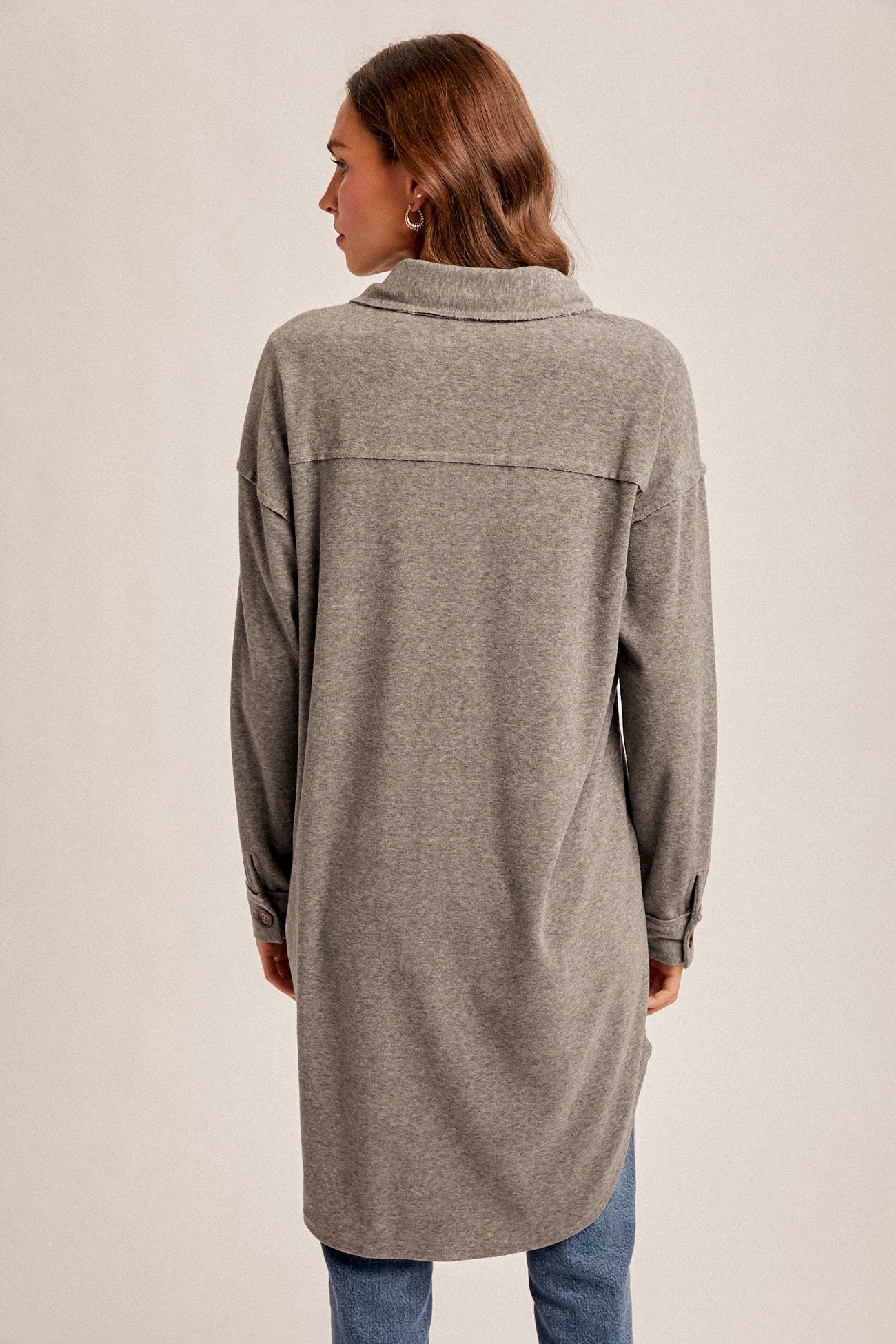 Long Charcoal Sweater
