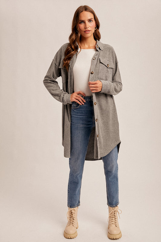 Long Charcoal Sweater