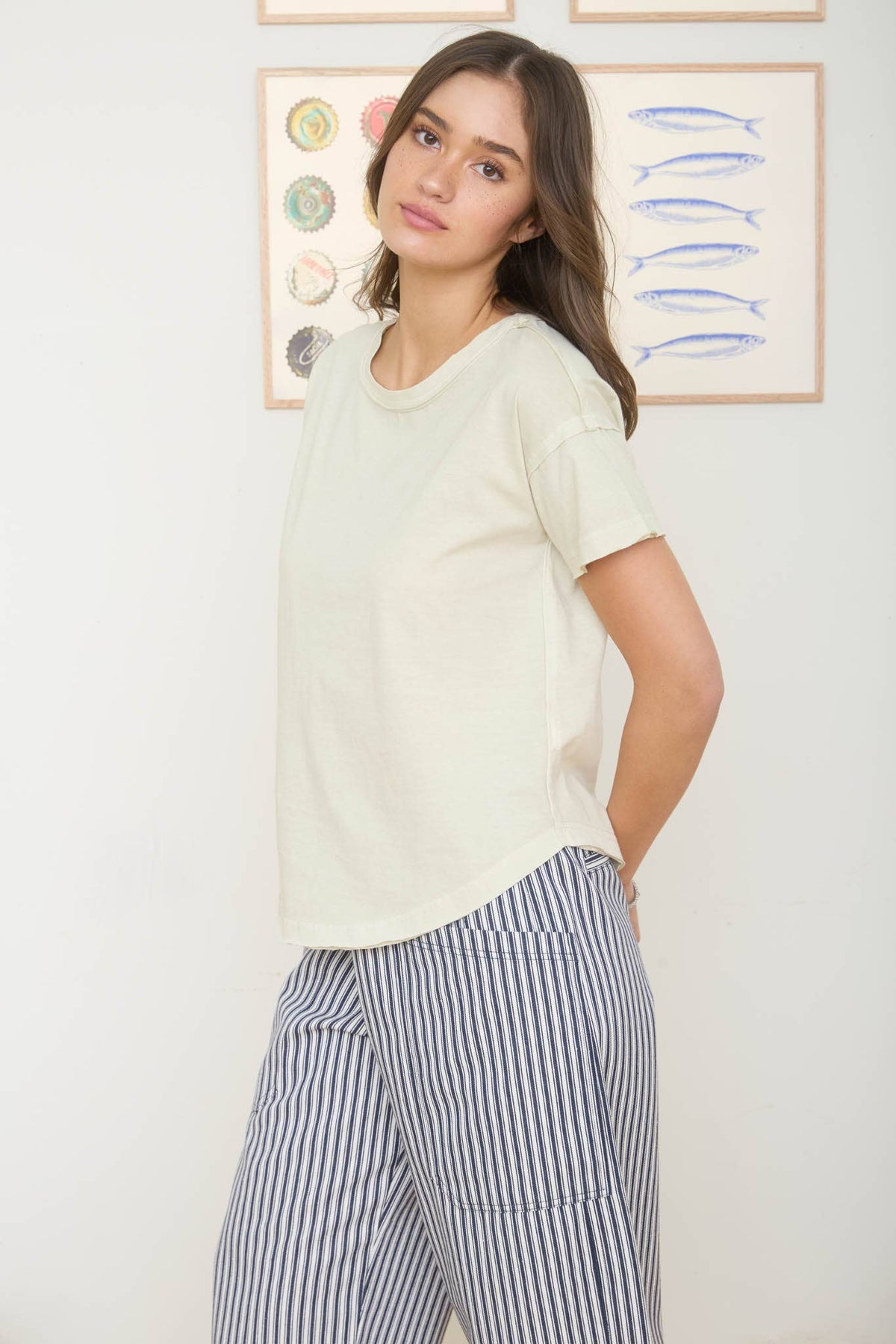 Soft Haze Top - Khaki