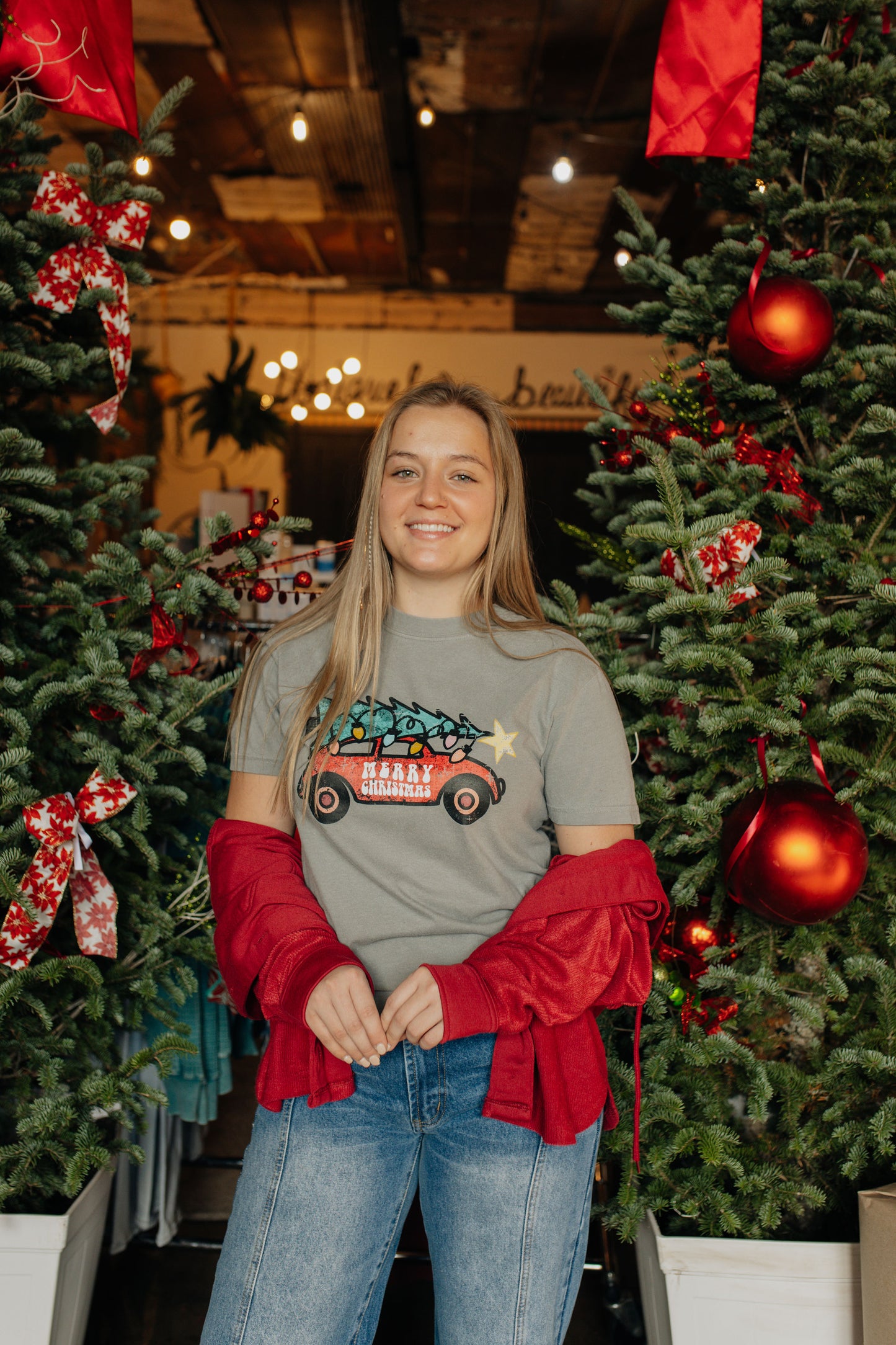 Retro Bug Christmas T-Shirt
