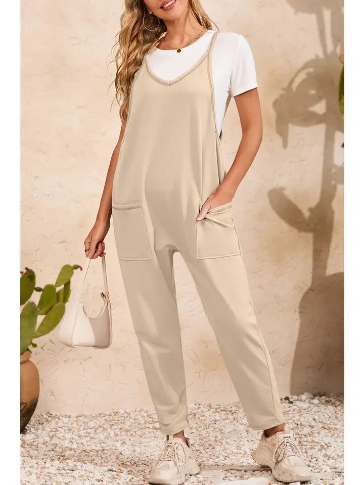 Apricot Harem Jumpsuit