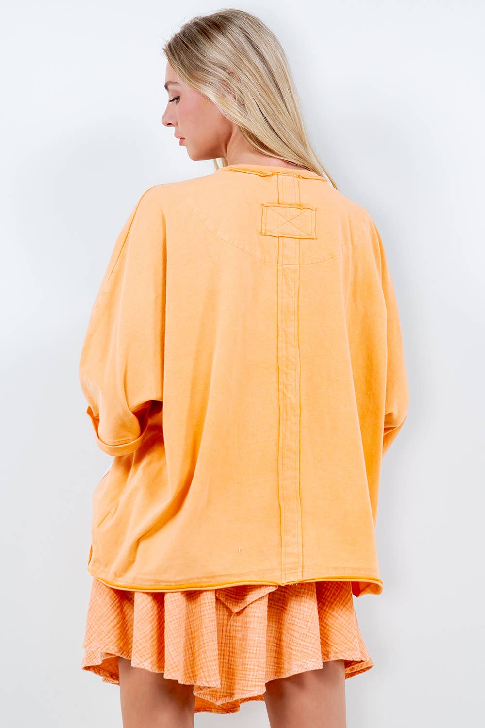 Star Patch Orange Top