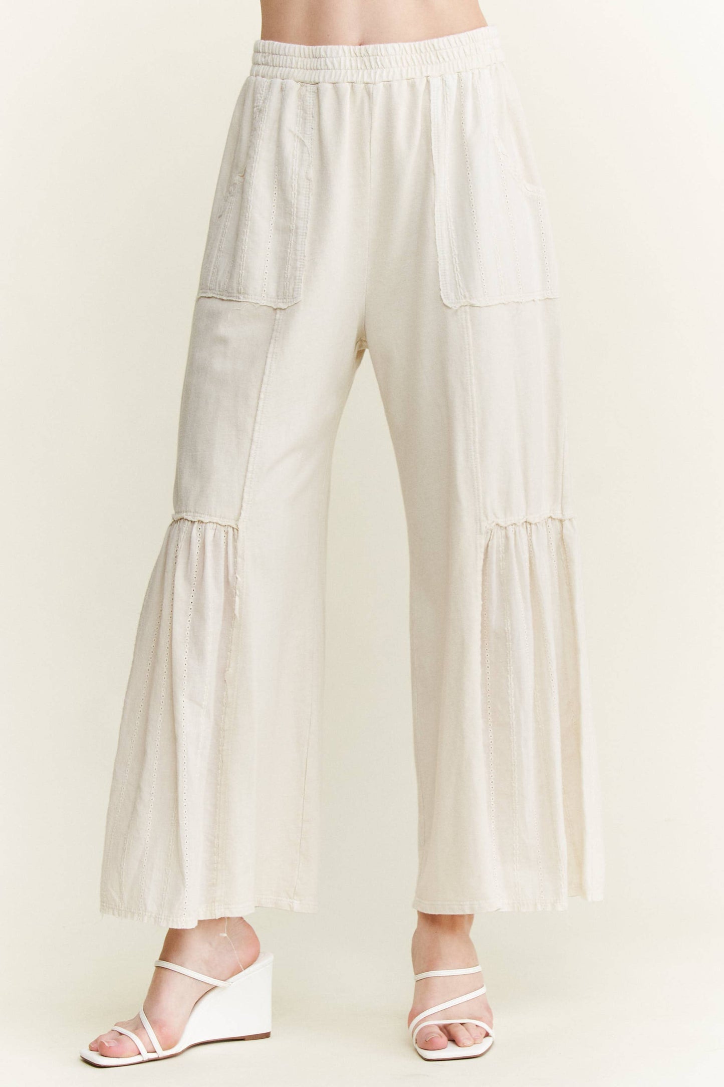 Natural Flowy Boho Pants