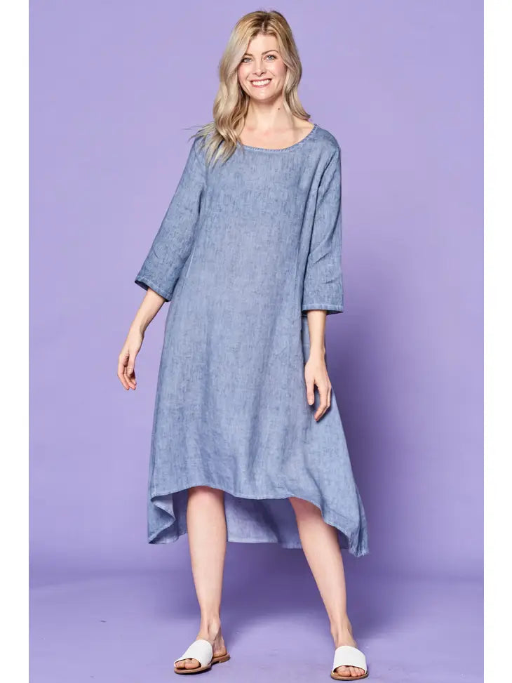 Bluestone Linen Dress