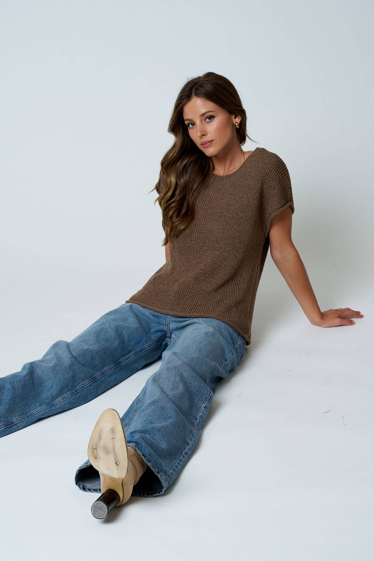 Effortless Knit Top - Mocha