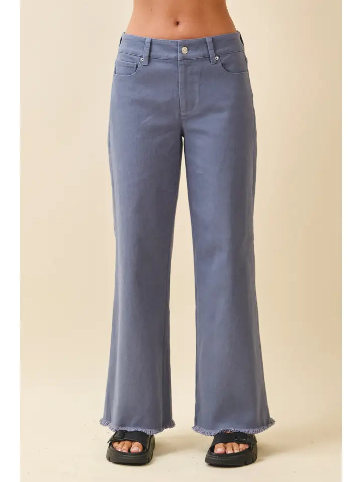 Jeannie's Denim Pant - Slate Blue