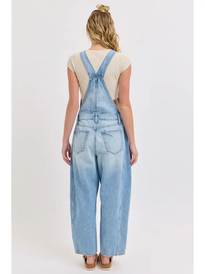 Mid Waisted Barrel Overall