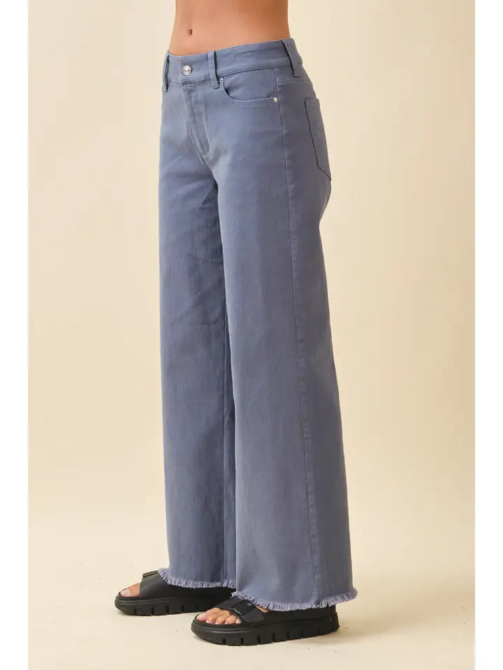 Jeannie's Denim Pant - Slate Blue