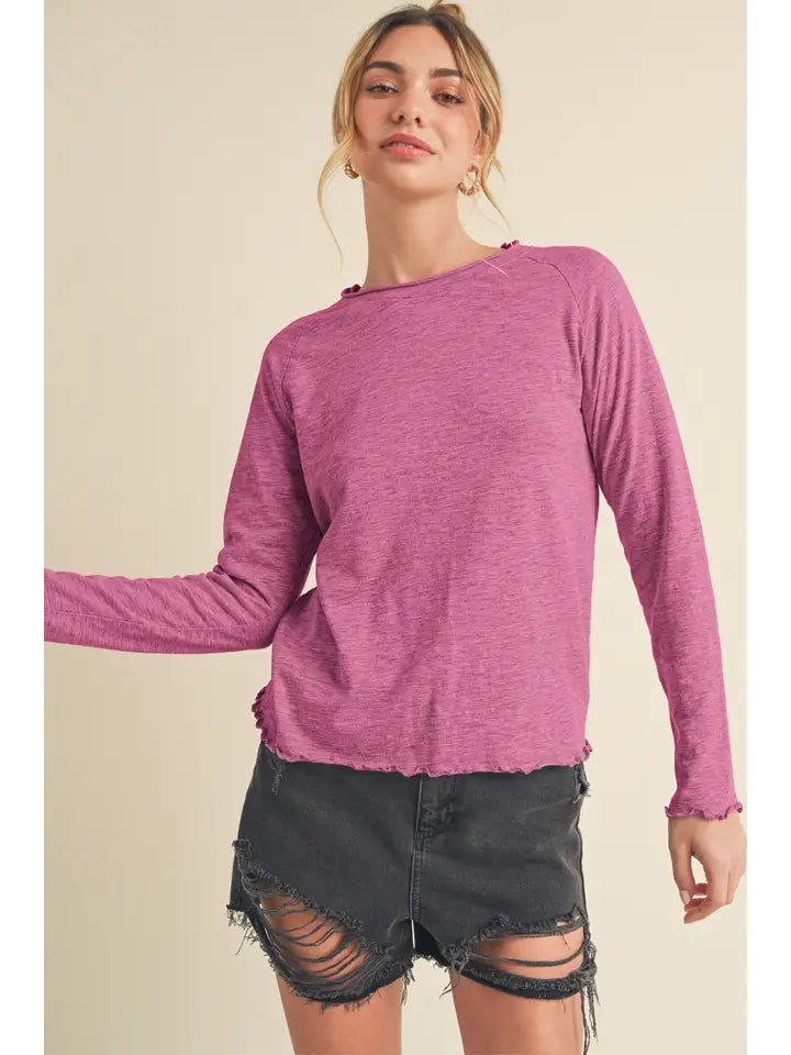 Zoie's Longsleeve - Berry