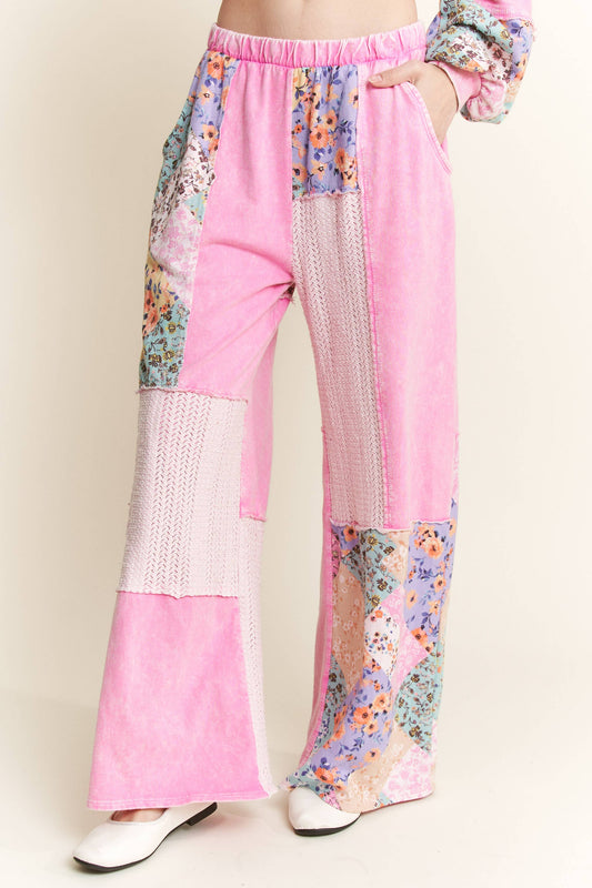 Bubblegum Pink Boho Pants