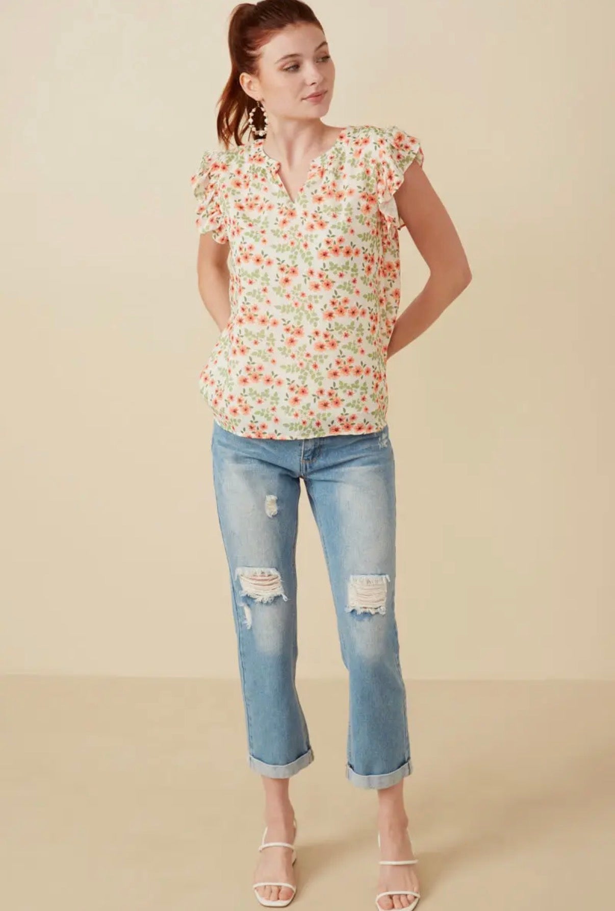 Lily’s Floral Top