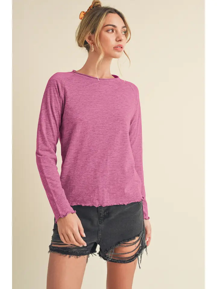 Zoie's Longsleeve - Berry