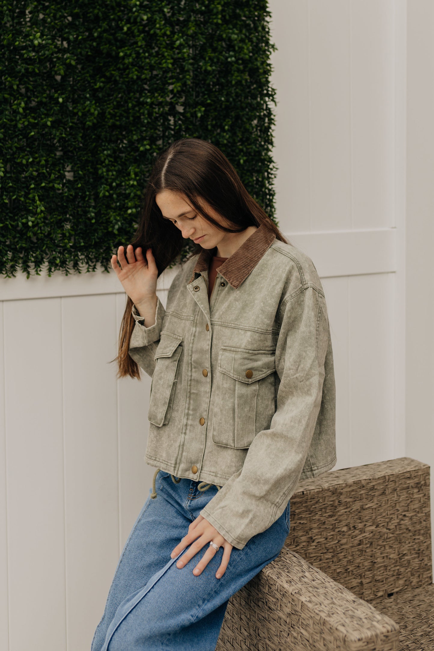 Olive Corduroy Jacket