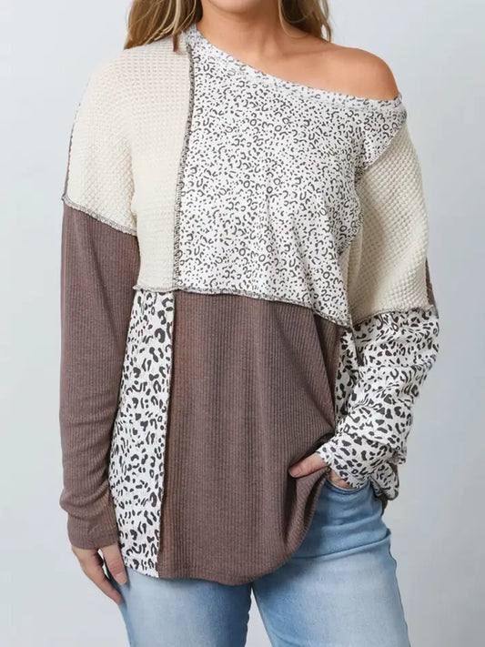 Mocha Patchwork Longsleeve