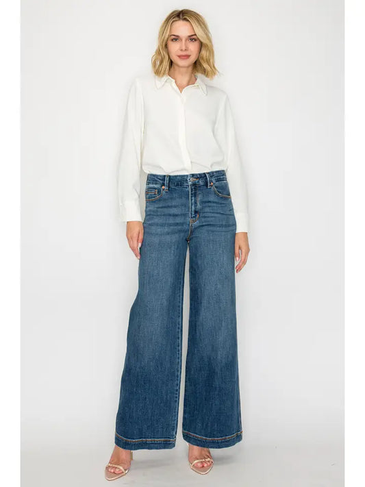 Wide Leg Relaxed High Waisted Jean