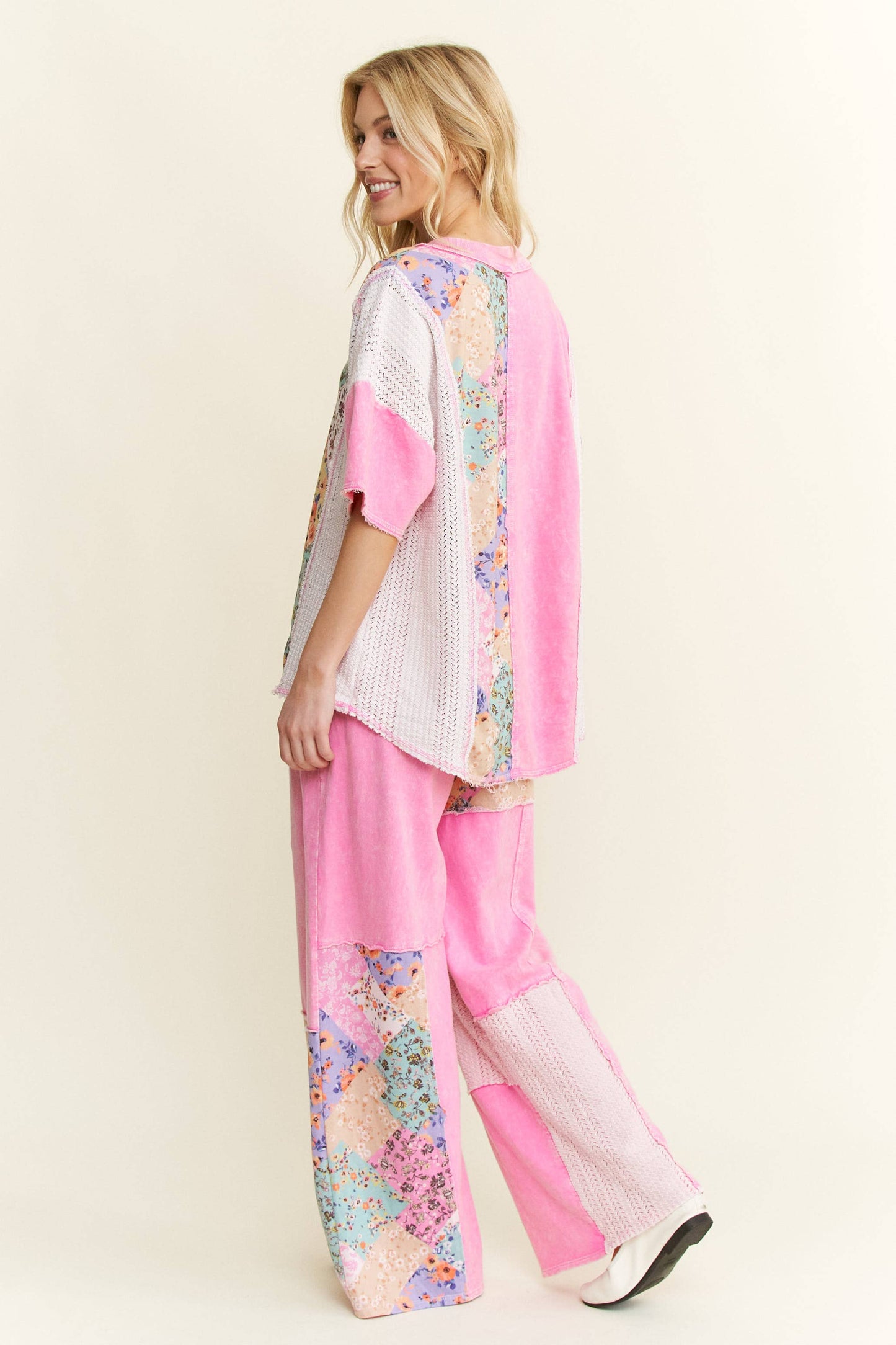 Bubblegum Pink Boho Pants