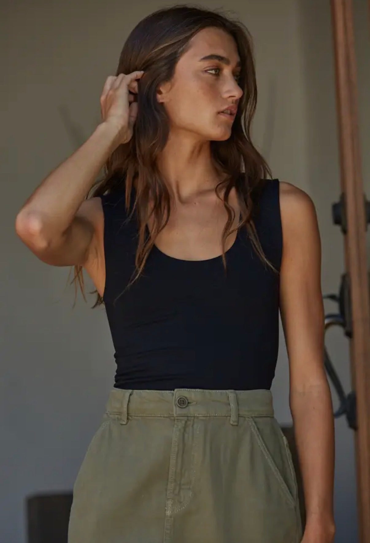 Jackie’s Seamless Black Tank