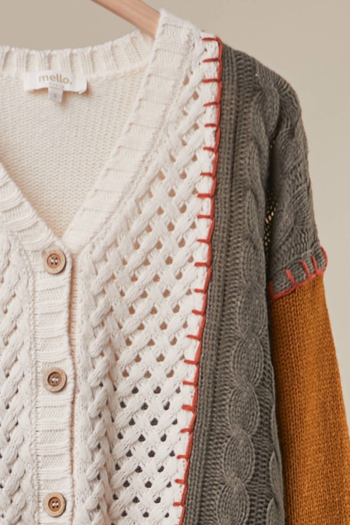 Color-Blocked Knit Sweater