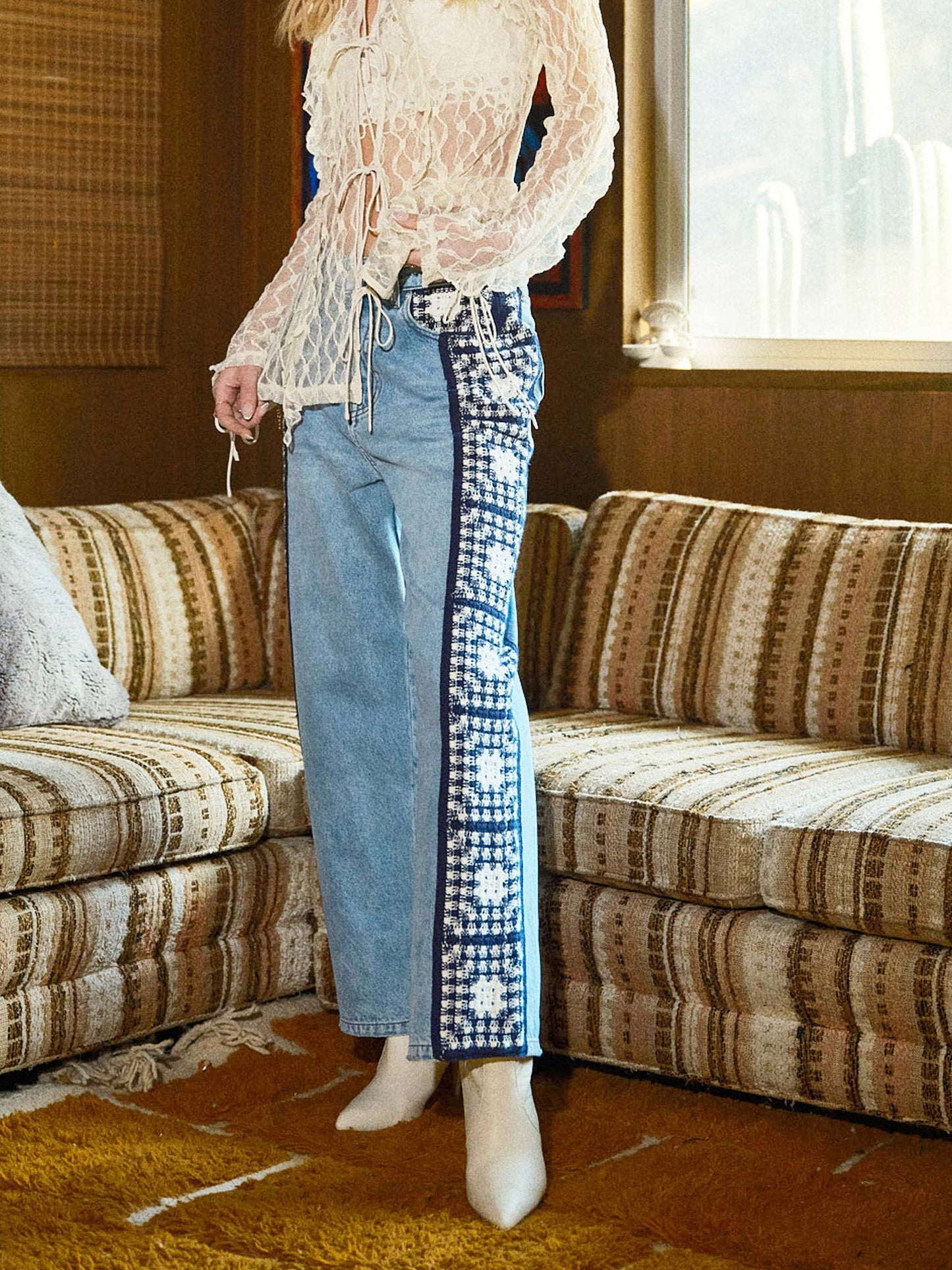 Side Crochet Denim