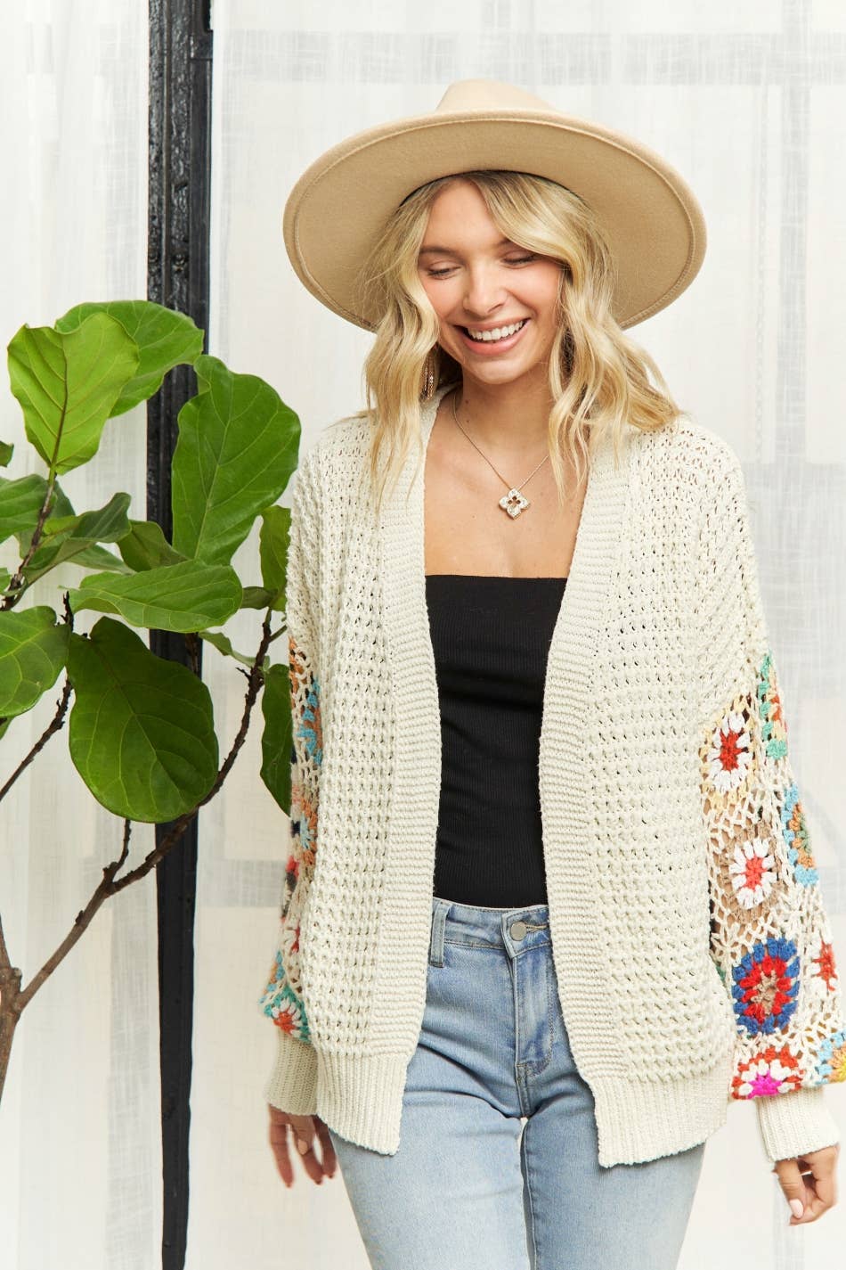 Crochet Squares Cardigan