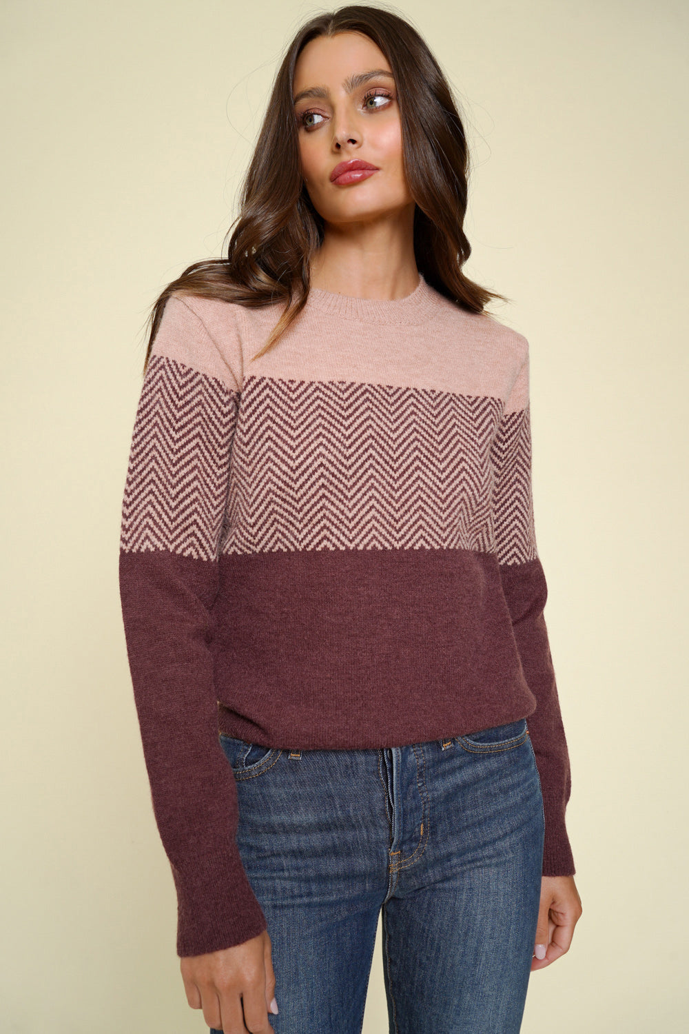 Sarah’s Plum Sweater