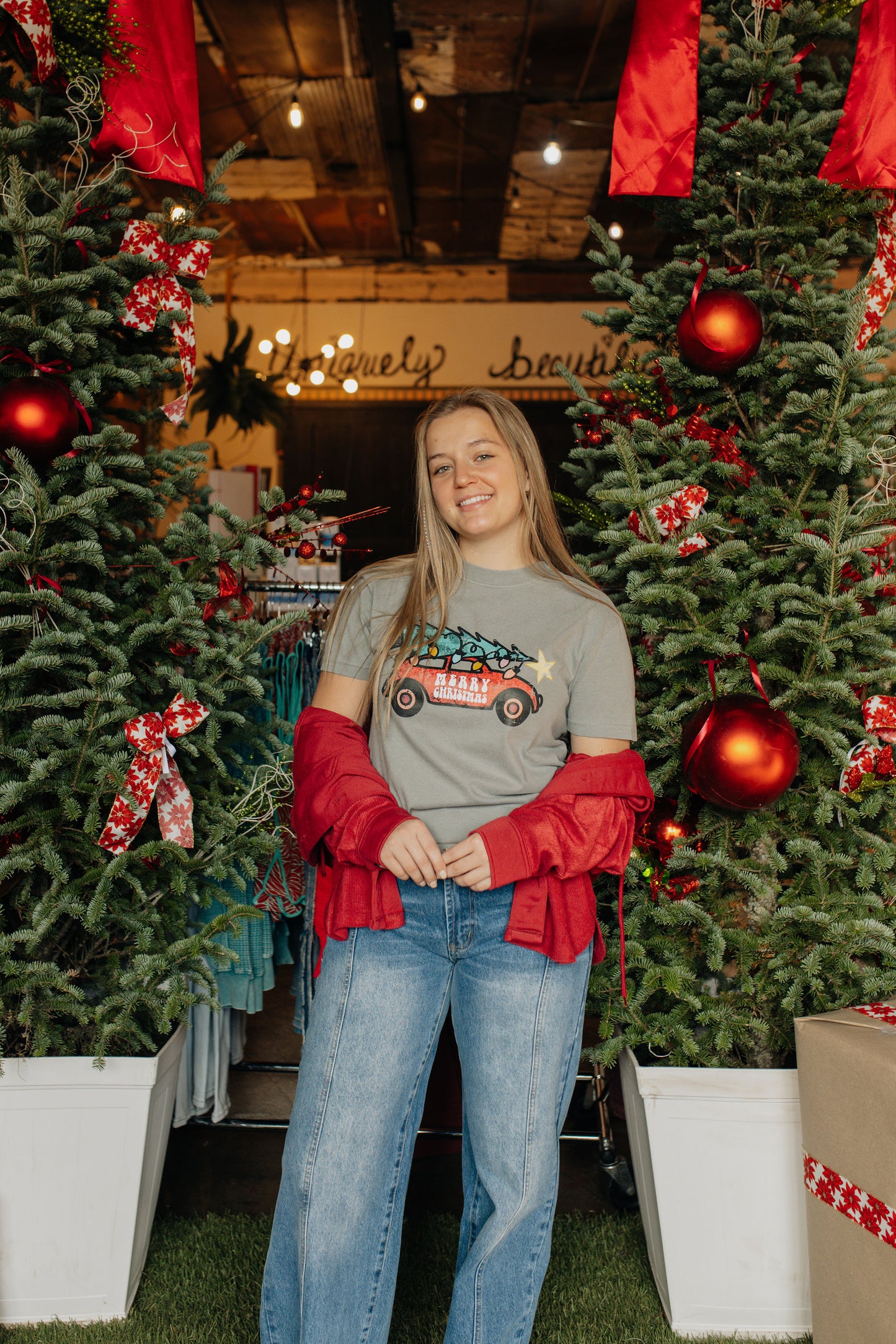 Retro Bug Christmas T-Shirt