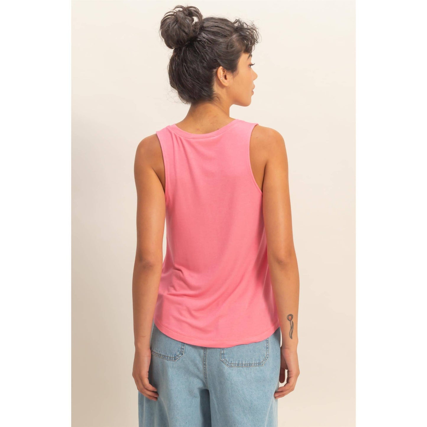 Simple Comfort Tank - Pink