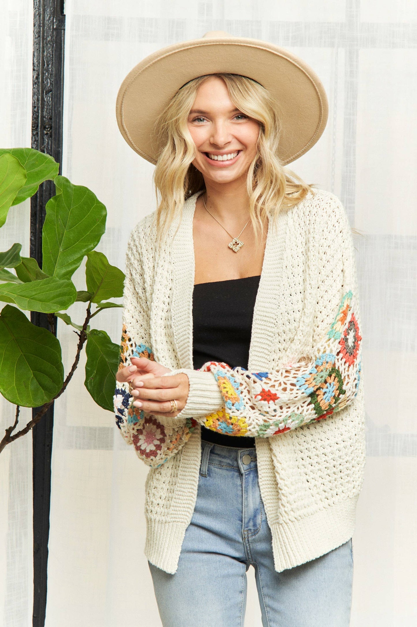 Crochet Squares Cardigan