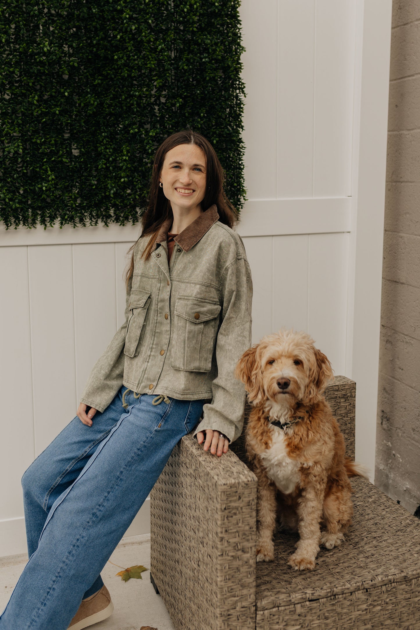 Olive Corduroy Jacket