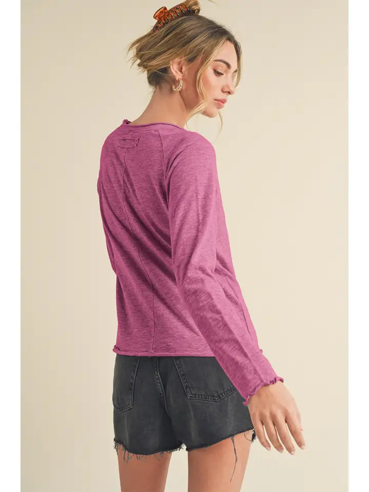 Zoie's Longsleeve - Berry