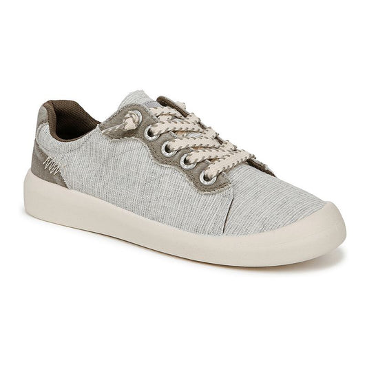 Gray Twill Slip-On Shoe