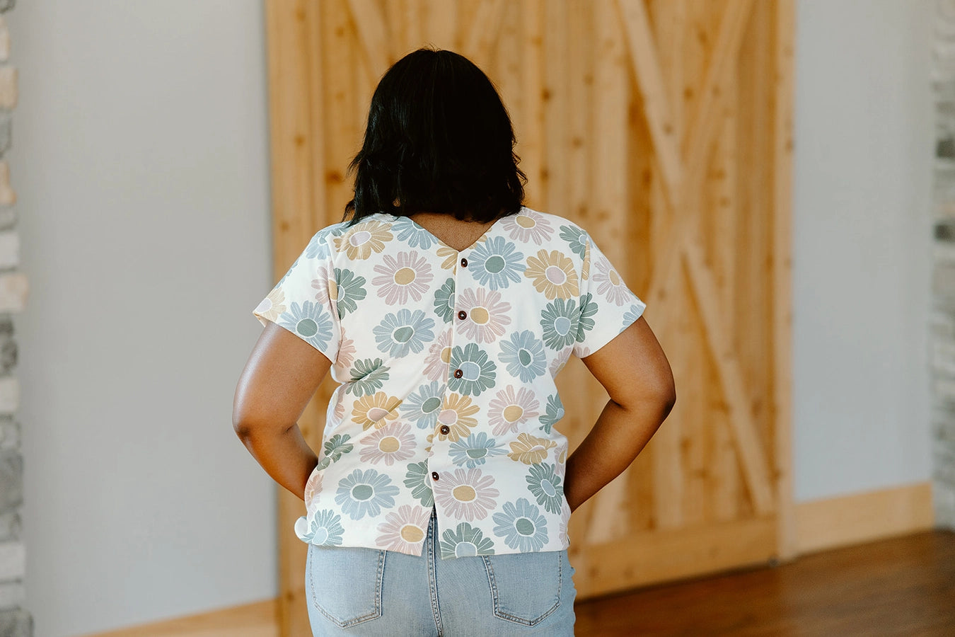 Floral Reversable Tee