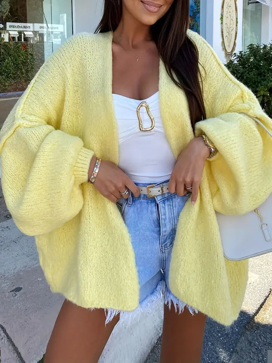 Honeycomb Knit Cardigan