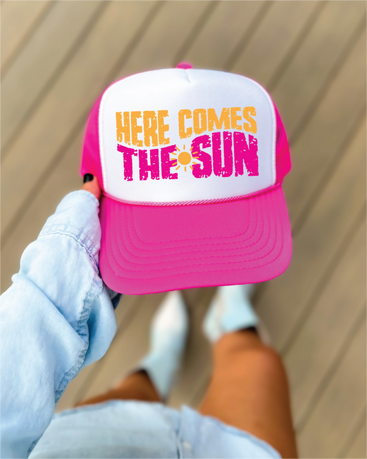 Here Comes The Sun Trucker Hat