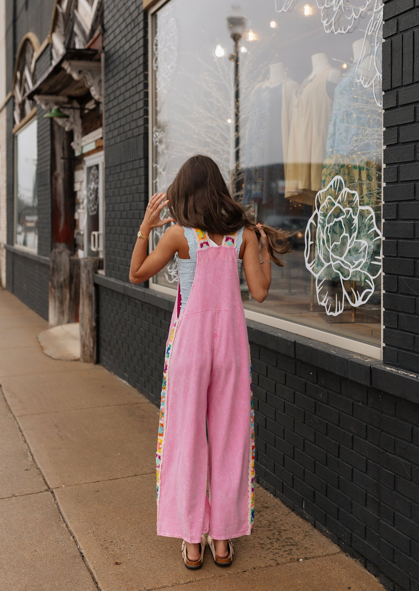 Bubblegum Crochet Jumpsuit