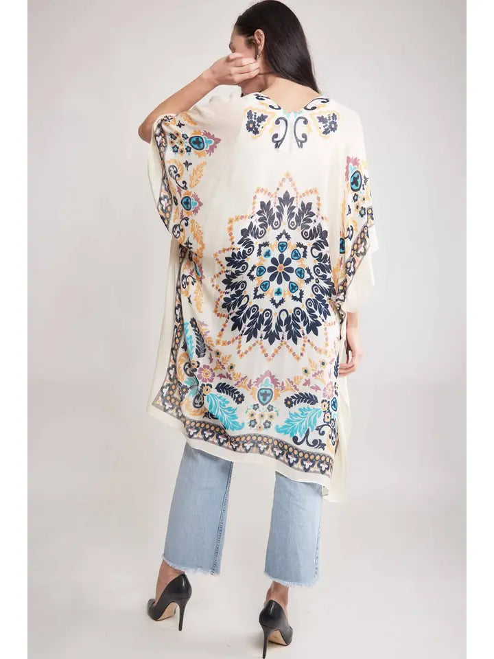 Jasmine's Printed Kimono