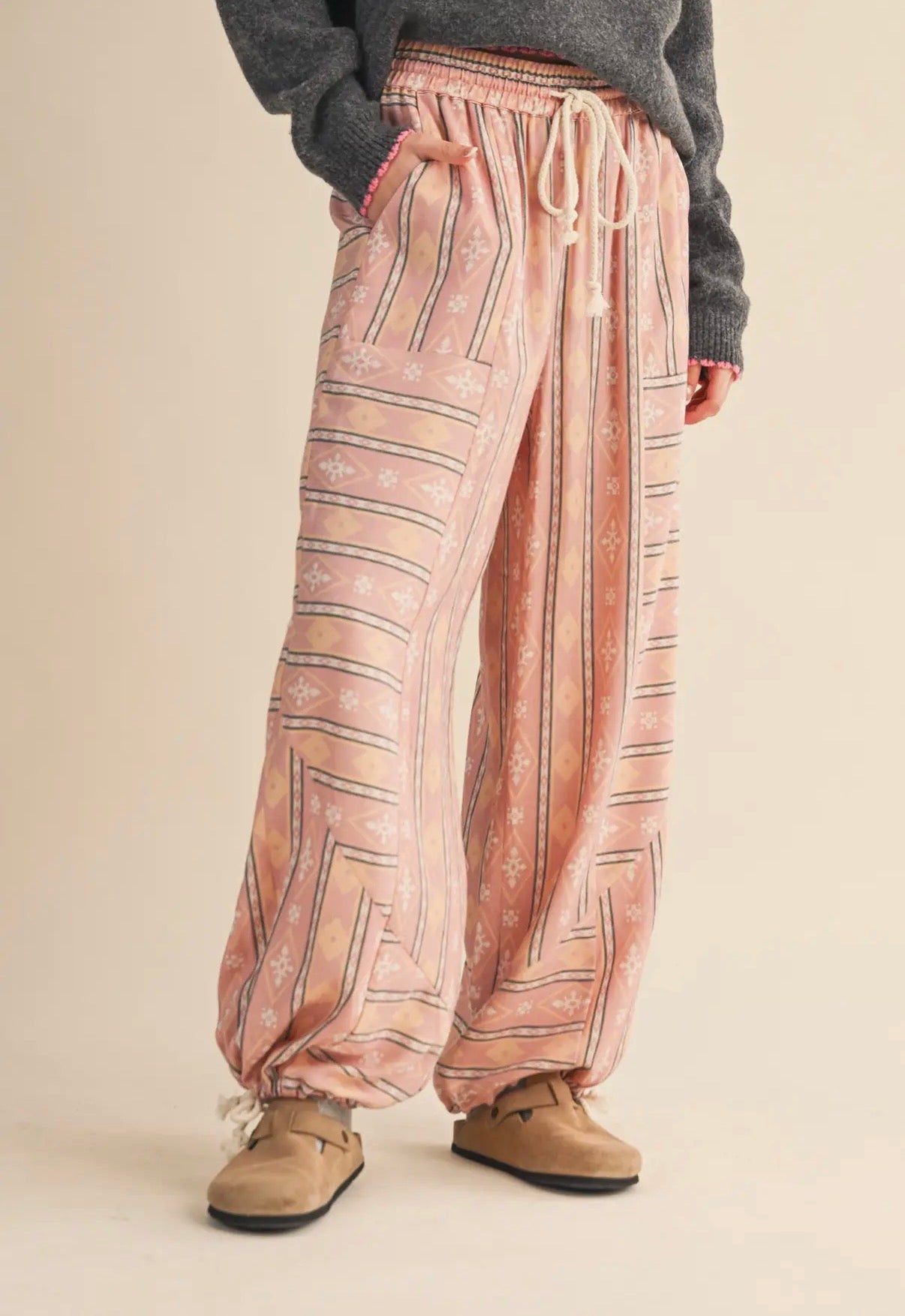 Aztec Blush Joggers