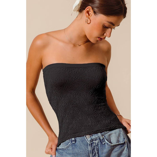 Heartbreaker Tube Top - Black