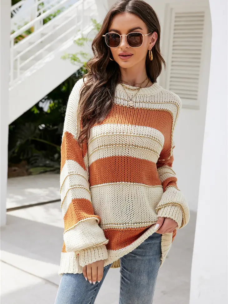 Oversized Orange Sweater
