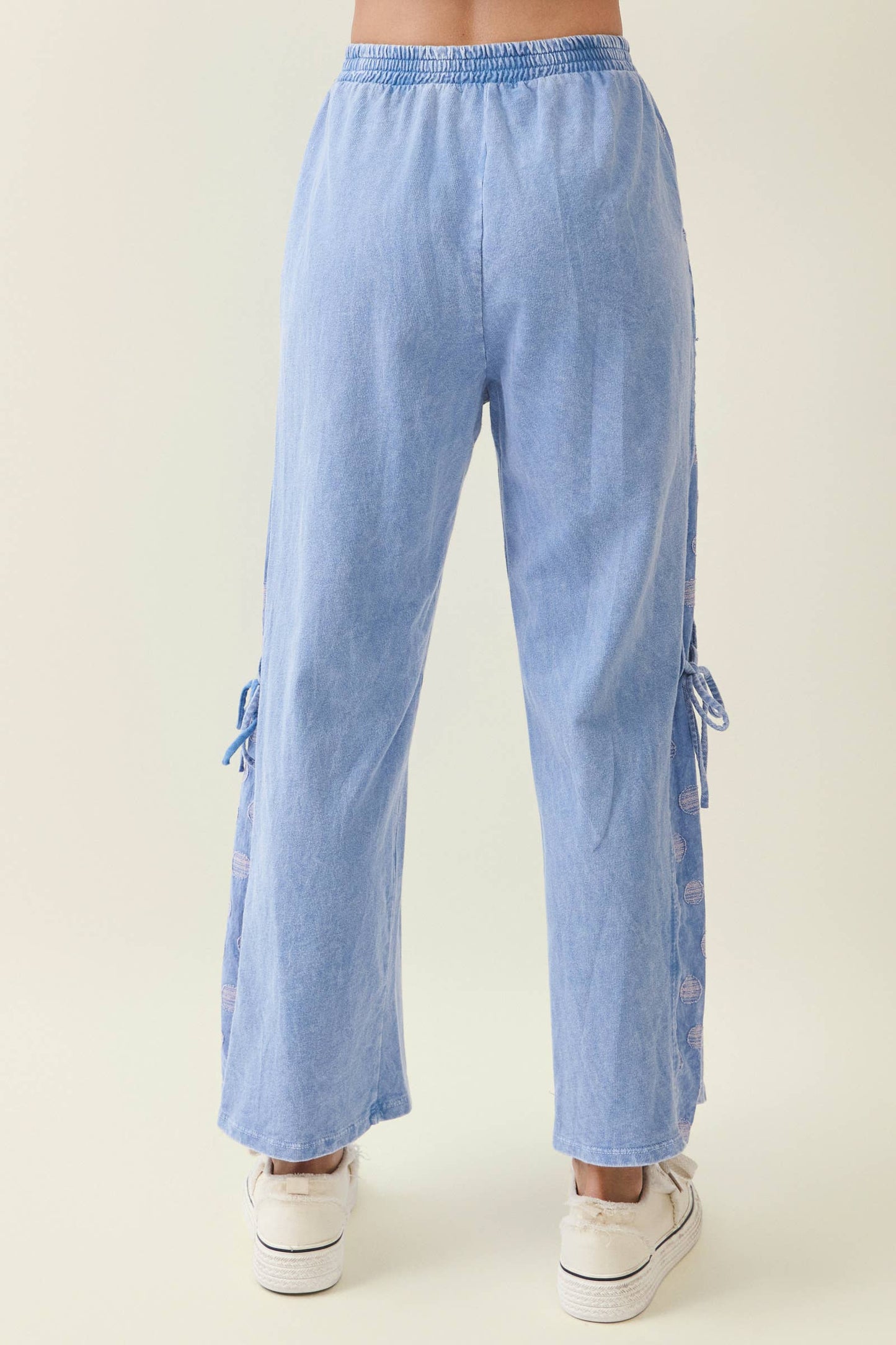Polkadot Side Bow Tie Pants