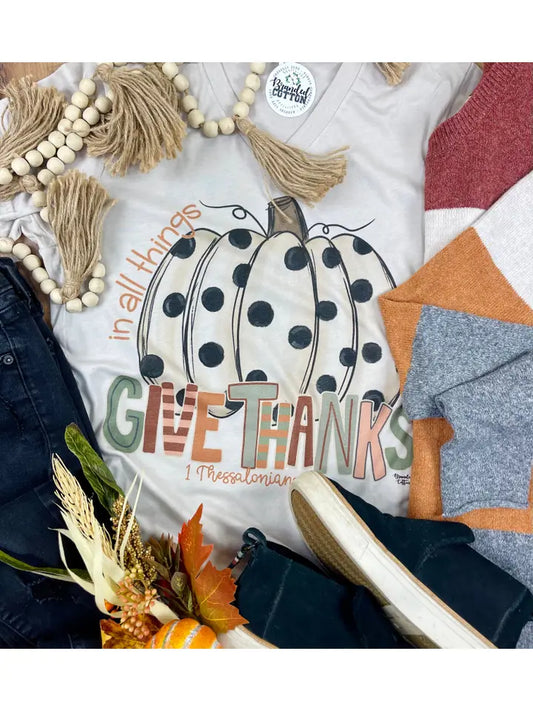 Give Thanks Pumpkin Tee