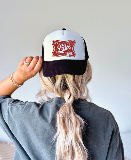 It's Lake Time Trucker Hat